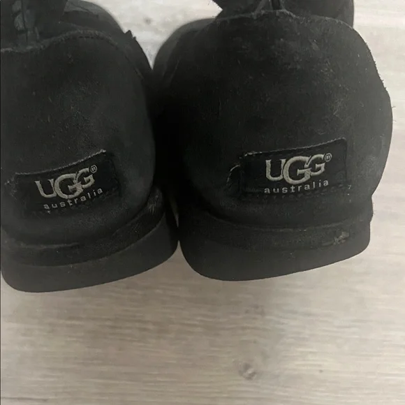 UGG Black Suede Boots - Picture 2 of 7